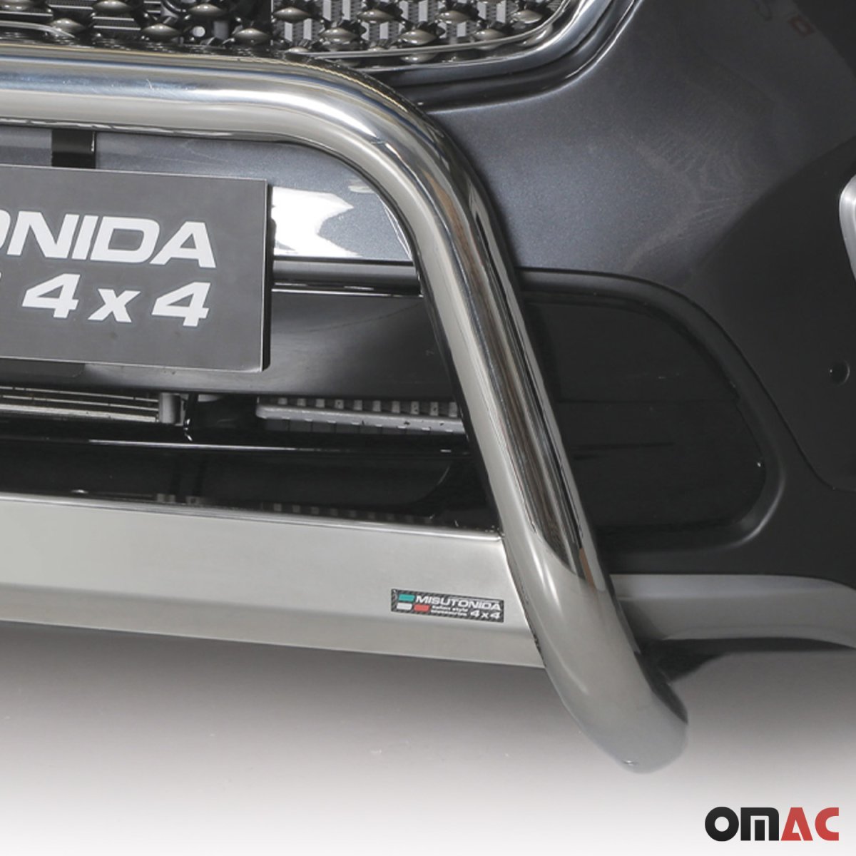 Kia Sorento Bull Bar - Omac - Steel - Silver - '16-'18